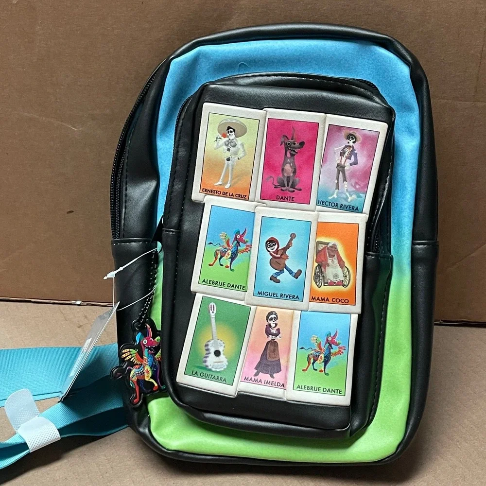 Disney/Pixar Coco Mi Familia Character‎ Dante Zipper Pull Sling Bag 10